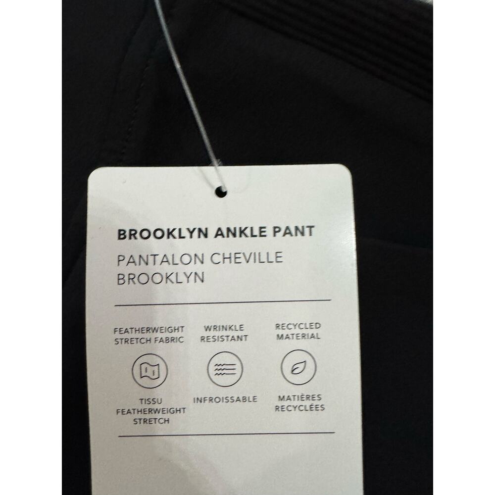 NWT Athleta Brooklyn Mid Rise Ankle Pant Black Size 6 - Picture 13 of 15